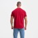 T -shirt male, red color/print mix, size XL