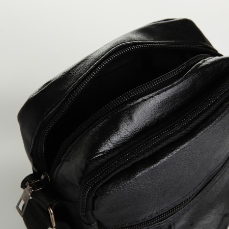 Male bag, black color-4