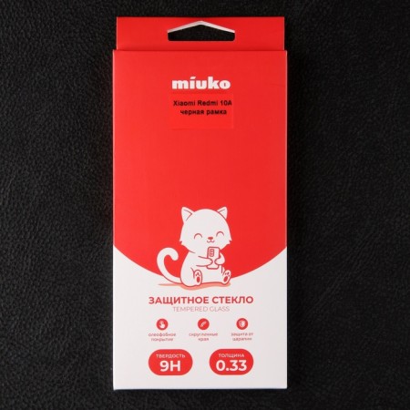 Miuko protective glass for Xiaomi Redmi 10a, Full Screen, full glue-5