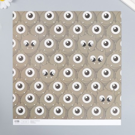 Scrapbooking "Montstrika" density 180 g 30.5x32 cm-1