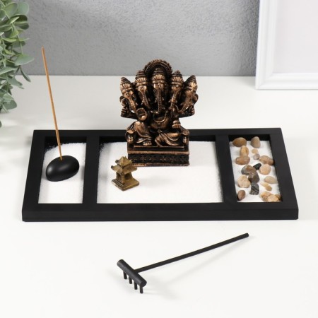 Garden of Zen Stones 2*28*16.5 cm "Ganesha five -headed", black