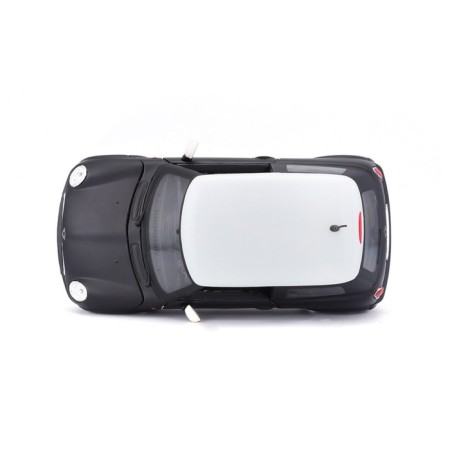 MASTO DIE-CAST Mini Cooper, opening doors, 1:24, black color with a white roof-4