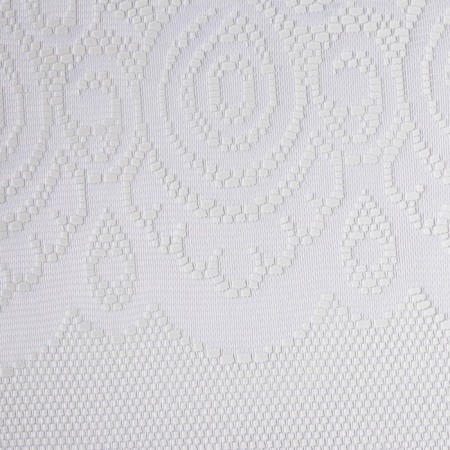 Tulle to the kitchen without curtain tape, 200x165 cm, white color, 100% polyester-1
