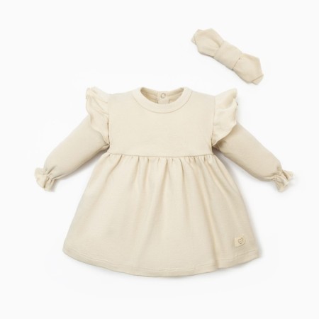 Dress and crumb bandage, I am Basic Line, height 80-86 cm, milk