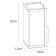 Street wall lamp Arte Lamp Pot A1631al-1BK, E27, 60 W, 12x13x25 cm, black