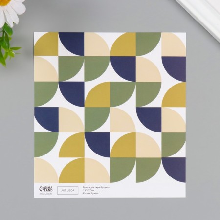 Scrapbooking paper "Snake" density 180 grams set 10 pcs 15.5x17 cm-1