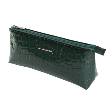 Lightning cosmetic bag, green color