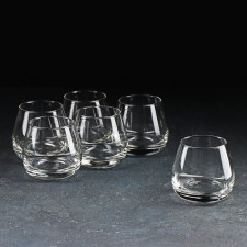 Set of low glass glasses 