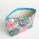 Lightning cosmetic bag, yellow/green color
