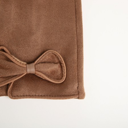 Gloves are female, dimensionless, without insulation, beige color-2