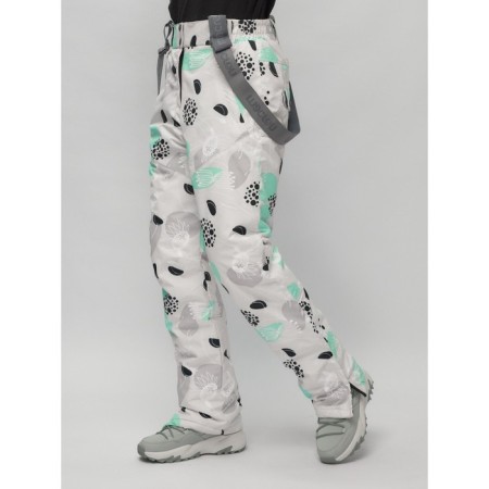 Ski suit female, size 44, gray color-17