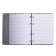 A notebook on the rings A5, 100 sheets in the cell "Colourmania. Design 21", covered cardboard, lamination Soft Touch, foil embossing, block 70 g/m2