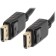 Buro DisplayPort (M)/DisplayPort (M) 1.5m audio cable. Black (BU-DP2.0-1.5M)