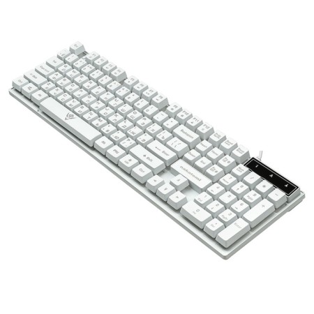 Nakatomi KG-23U keyboard, game, membrane, wired, backlight, 104 keys, USB, white-3