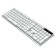 Nakatomi KG-23U keyboard, game, membrane, wired, backlight, 104 keys, USB, white
