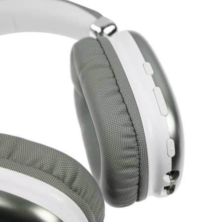 Wireless headphones SY-BT 1632, full-size, microphone, BT5.3, AUX, 400 mAh, green-10