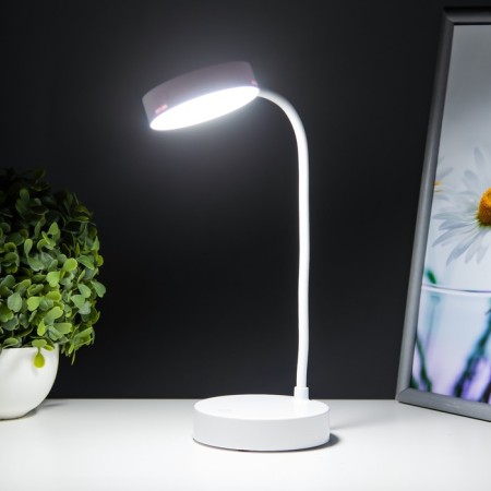 Alser table lamp LED 3W AKB USB white 9.8x9.8x38 cm Risalux-3