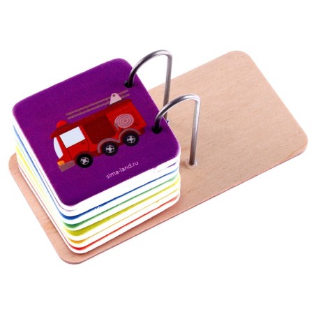 Developing wood toy "Transport"-3