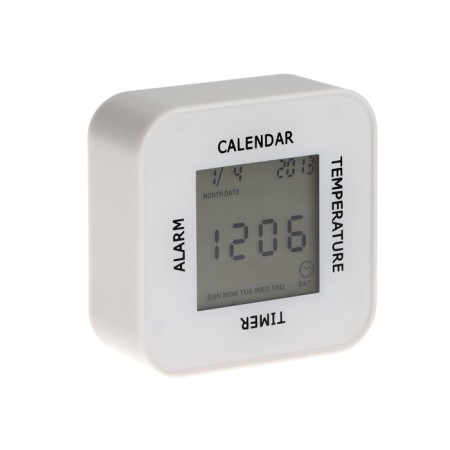 IRIT IR-609 Bureau watch, thermometer, calendar, timer, backlight, 2haa, white