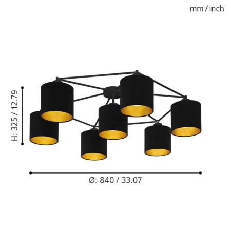 STAITI 7X40W CREATION E27 Black-2