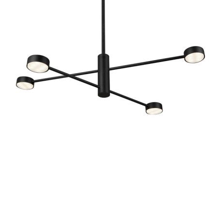 Freya FR5363CL-04B TACTIC, 845x845x775 mm ceiling lamp, GX53, 4x32W, black color-4