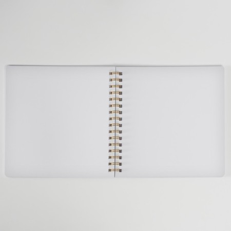Photo album Brauberg White Line, size 22x22 cm, 20 white sheets-11