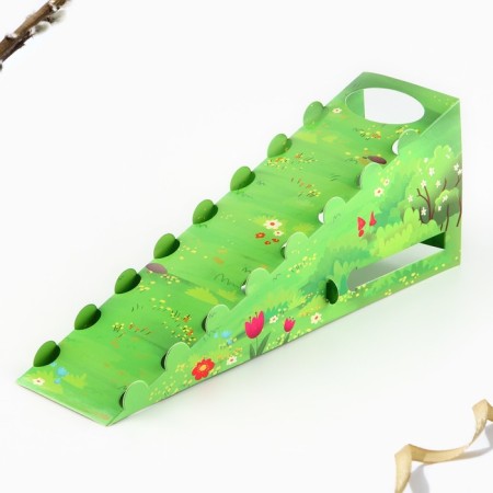 Easter slide in a set with stickers for eggs "Nature".-4