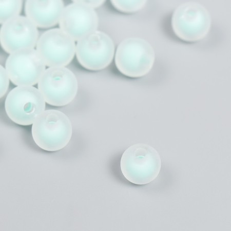 Plastic beads "Green" matte set 20 grams d = 0.8 cm