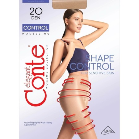 Women's tights Control, size 4, color MOCCA-3