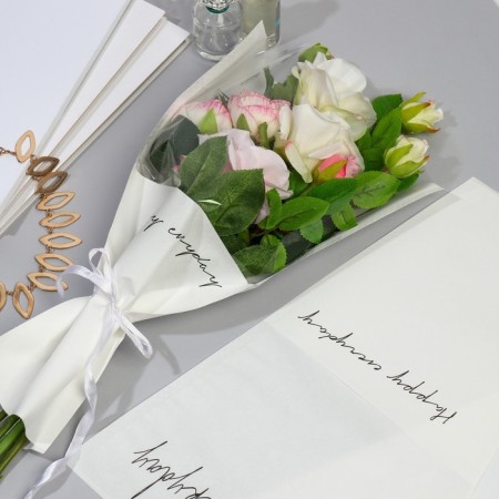 Happy Everyday flowing package, white, 28 x 13 x 44 cm-1