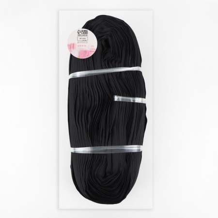 Rolled lightning "Spiral", No. 5, 200 m, black color-1