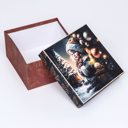 Square box "Miracle", 19 × 19 × 10 cm-3