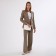 Women's bag with lightning, white color
