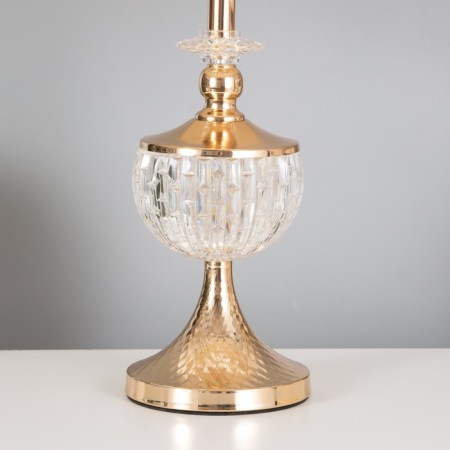Table lamp "Ronica" 1x40W E27+backlight, gold 28x28x50cm-3
