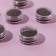 A set of sparkles for decor, small grinding, wine color, 6 pieces