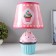 The desktop lamp with the lampshade "Pies in the blue cup" E14 40W 30x20x20 cm