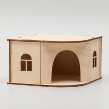 House for rodents, 13 x 13 x 8 cm