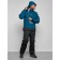 Ski costume male winter, size 56, blue color