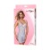Combinations and Thong Candy Girl Phoebe white, XL