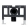 ABBER AC0101P installation, for a suspended toilet with a pulsed flush