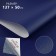 Artificial leather, with an adhesive base, 137 × 50 cm, 0.5 mm, dark blue color