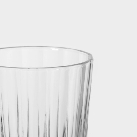 Diamond glass glasses set, 170 ml, 6 pcs-4