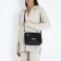 Bag Cross-Bodi with a zipper, black color