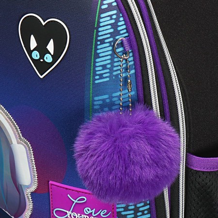 Frame backpack 38 x 28 x 16, Devente Choice 17l, City Girl, black/purple 70333413-9