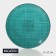 Glass Dessert Magistro Cross, D = 21 cm, green color