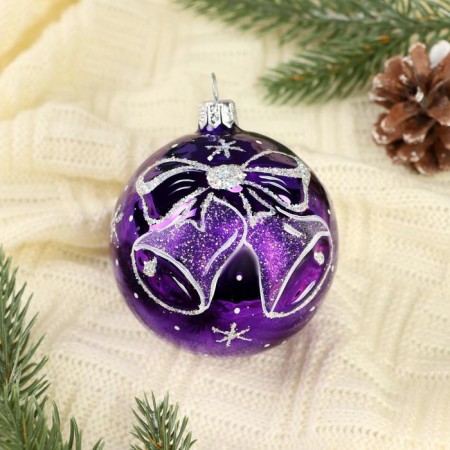 New Year's ball "Bubenets" 7.5 cm mix