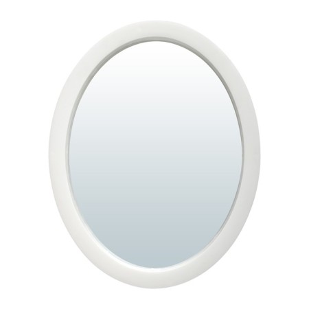 QWERTY mirrors “Naples”, wall -mounted, 3 pcs, d = 26 cm, white color-1
