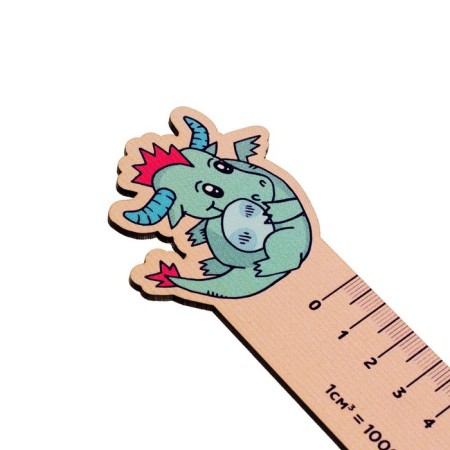 Green Dragon ruler Mix 28x5.5 cm-3