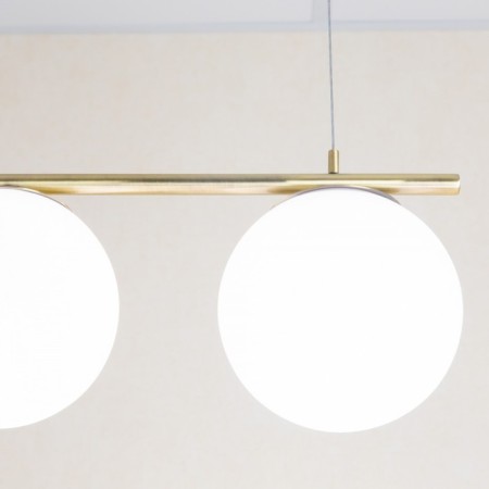 Suspended lamp Citilux "Bremen" CL112133, 60x15x30 cm, 3x40W, E27, brown color-4