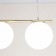 Suspended lamp Citilux "Bremen" CL112133, 60x15x30 cm, 3x40W, E27, brown color